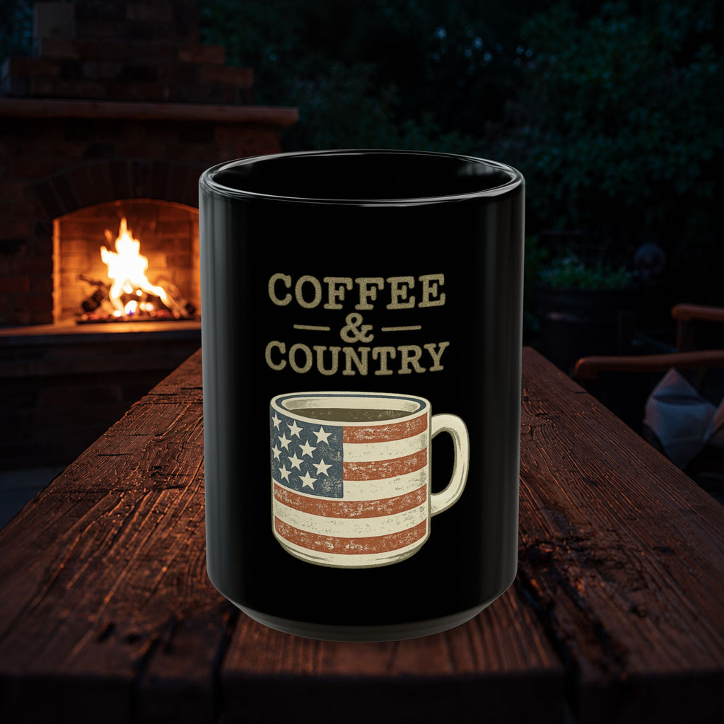 Coffee Mug — "Coffee & Country" Ceramic Mug