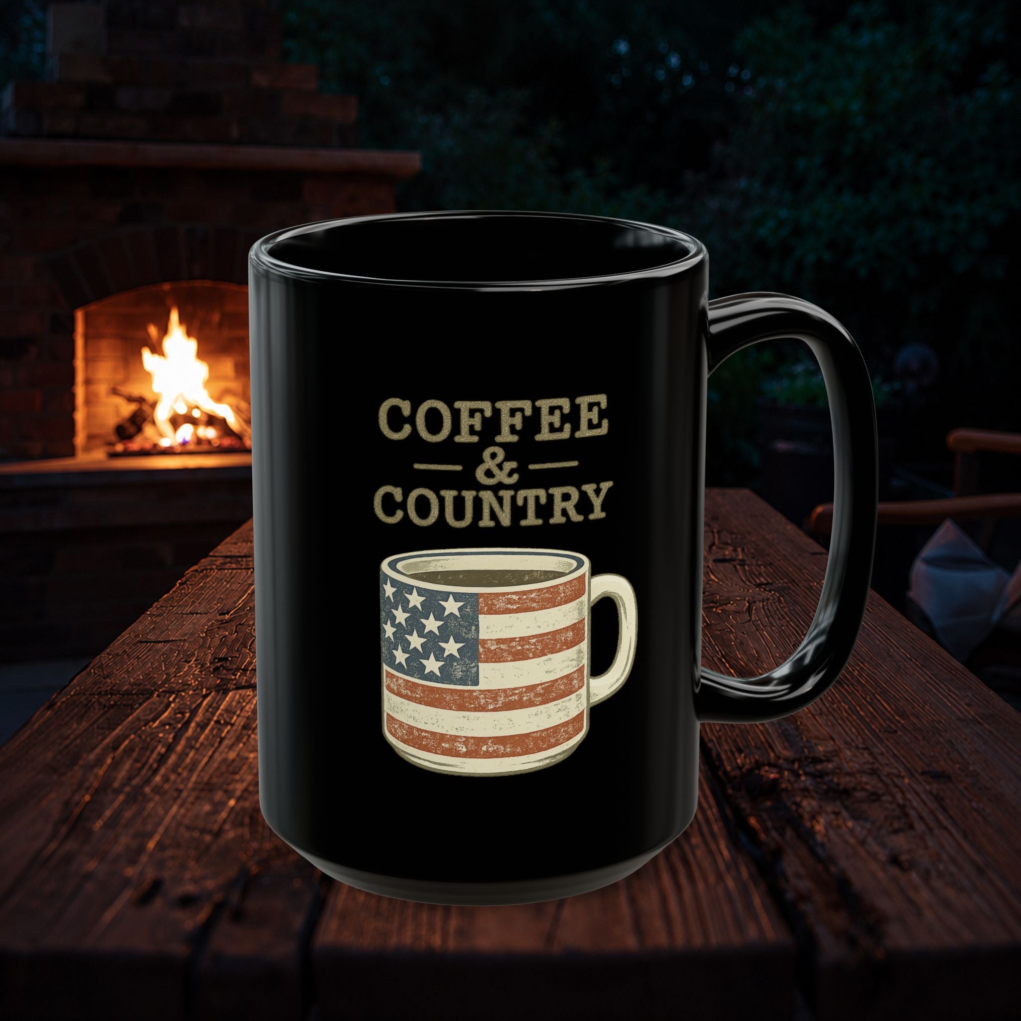 Coffee Mug — "Coffee & Country" Ceramic Mug