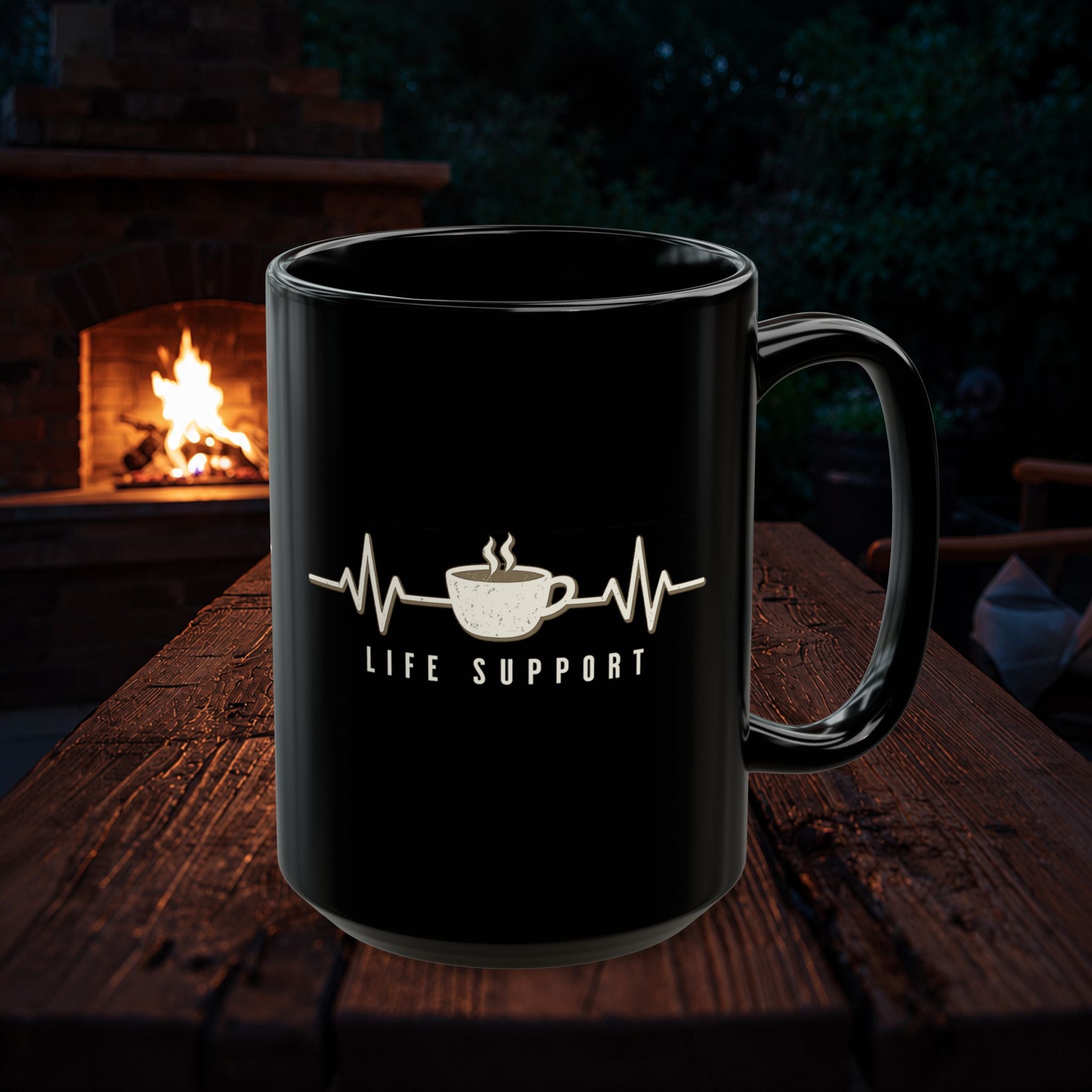 Coffee Mug — "Life Support" Ceramic Mug