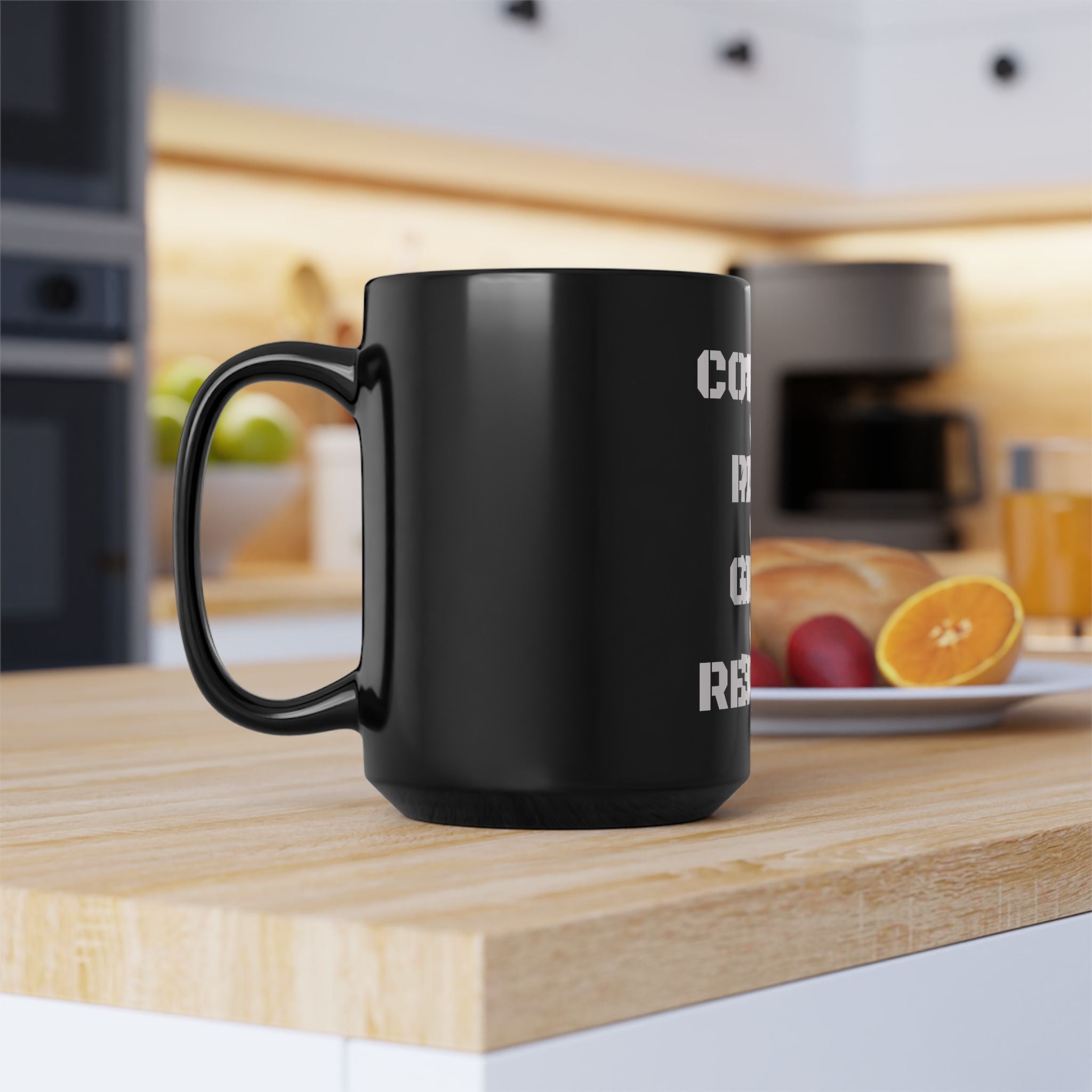 Coffee Mug — "Coffee - Pain - Gain - Repeat" Ceramic Mug