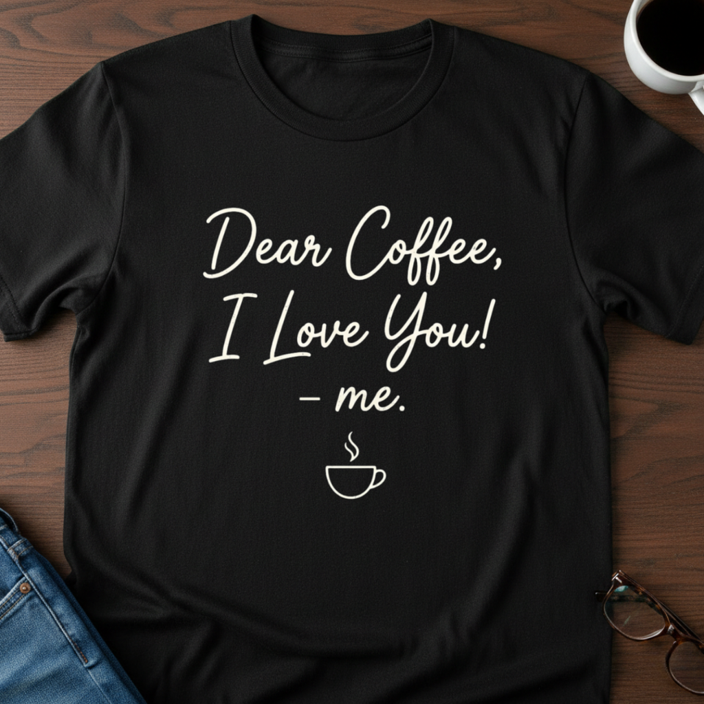 Dear Coffee, I Love You T-Shirt