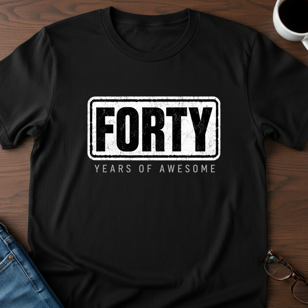 Forty Years Of Awesome T-Shirt