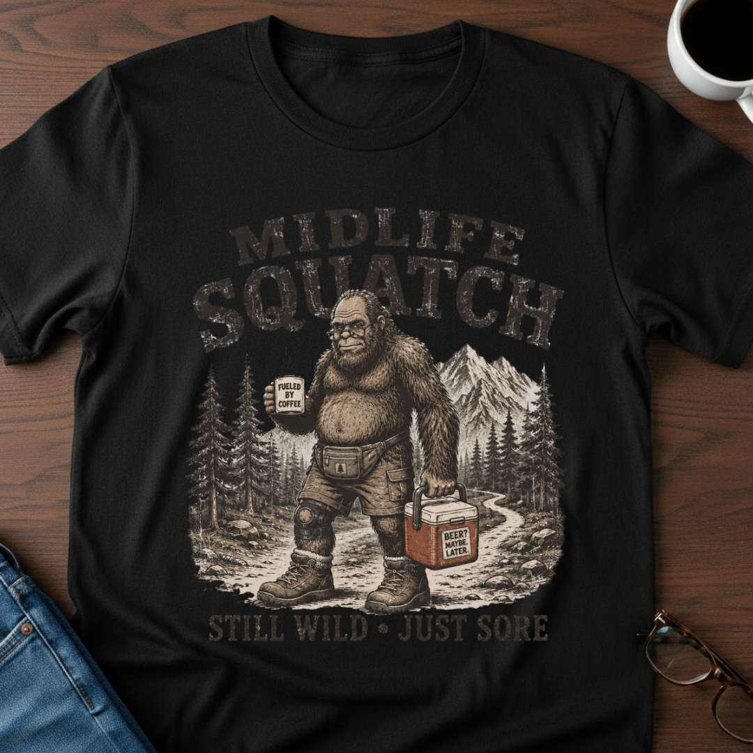 Midlife Squatch - T-Shirt
