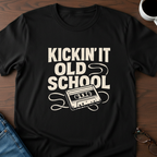 Kickin' It Old School - Cassette Style T-Shirt