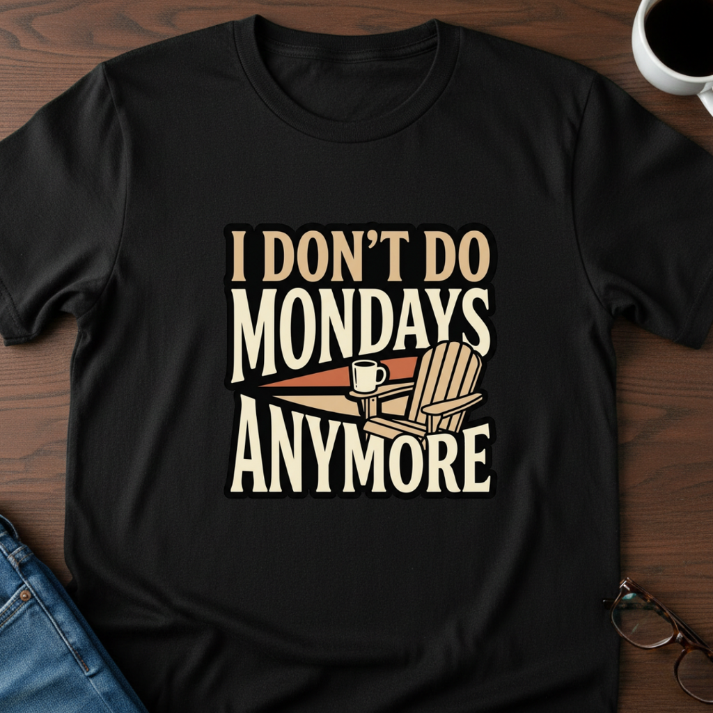I Don't Do Mondays Anymore T-Shirt