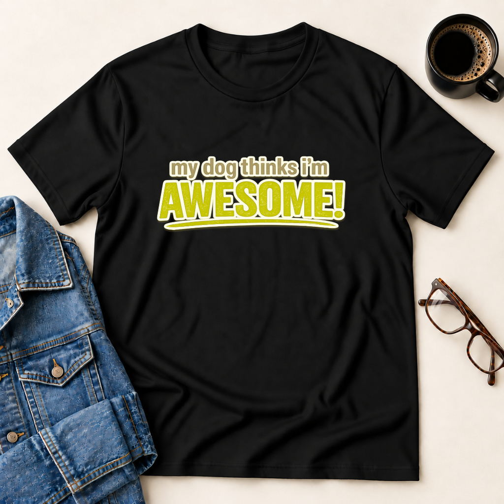 My Dog Thinks I'm Awesome T-Shirt