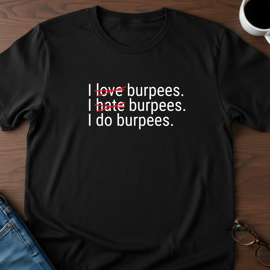 I Love, Hate, Do Burpees T-Shirt