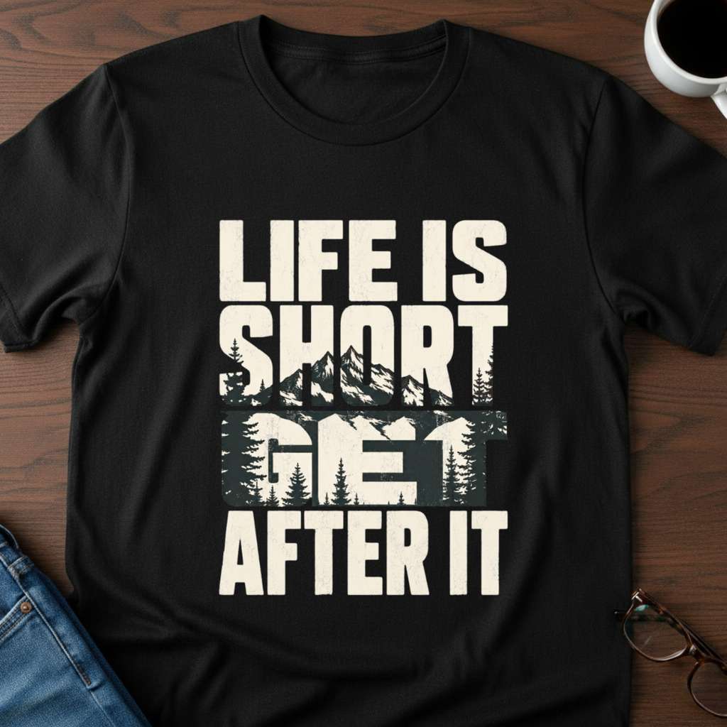 Life Is Short - Get After It T-Shirt