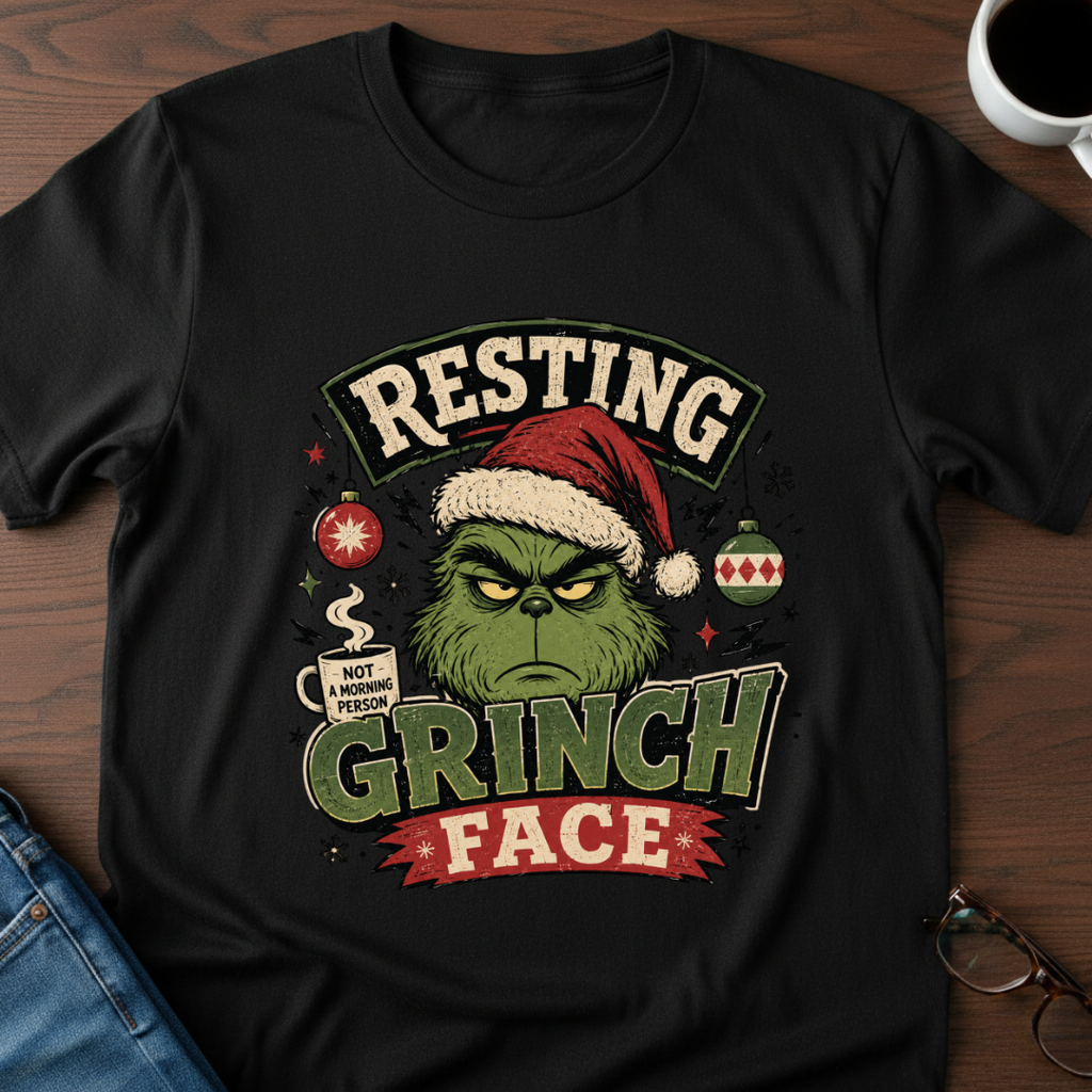 Resting Grinch Face T-Shirt