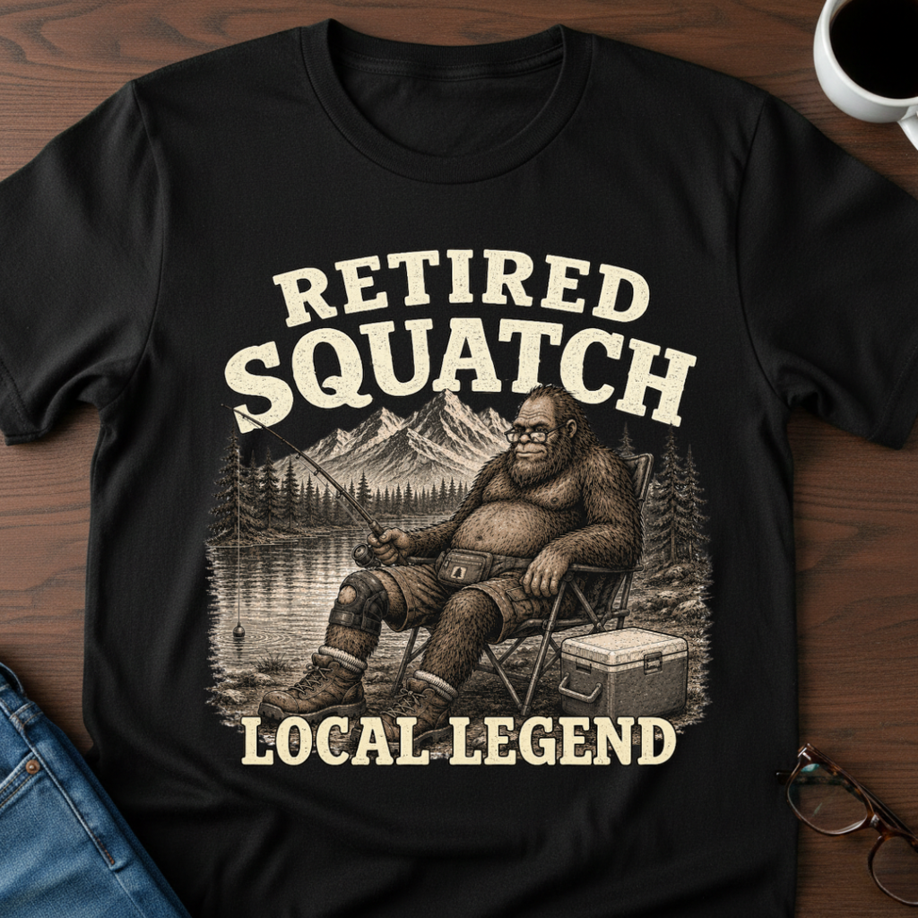 Retired Squatch - T-Shirt