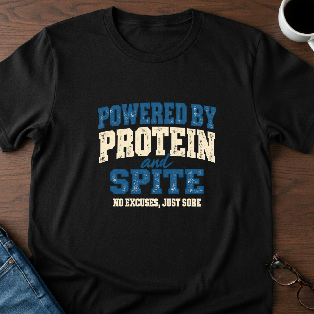 Powered By Protein & Spite T-Shirt