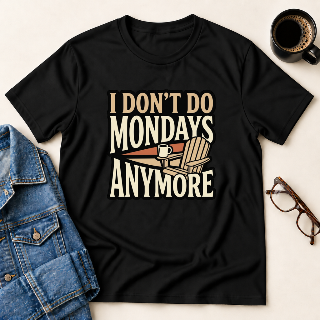 I Don't Do Mondays Anymore T-Shirt