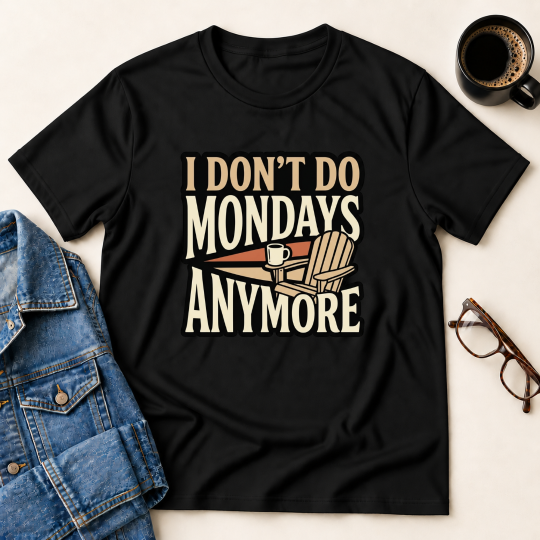 I Don't Do Mondays Anymore T-Shirt