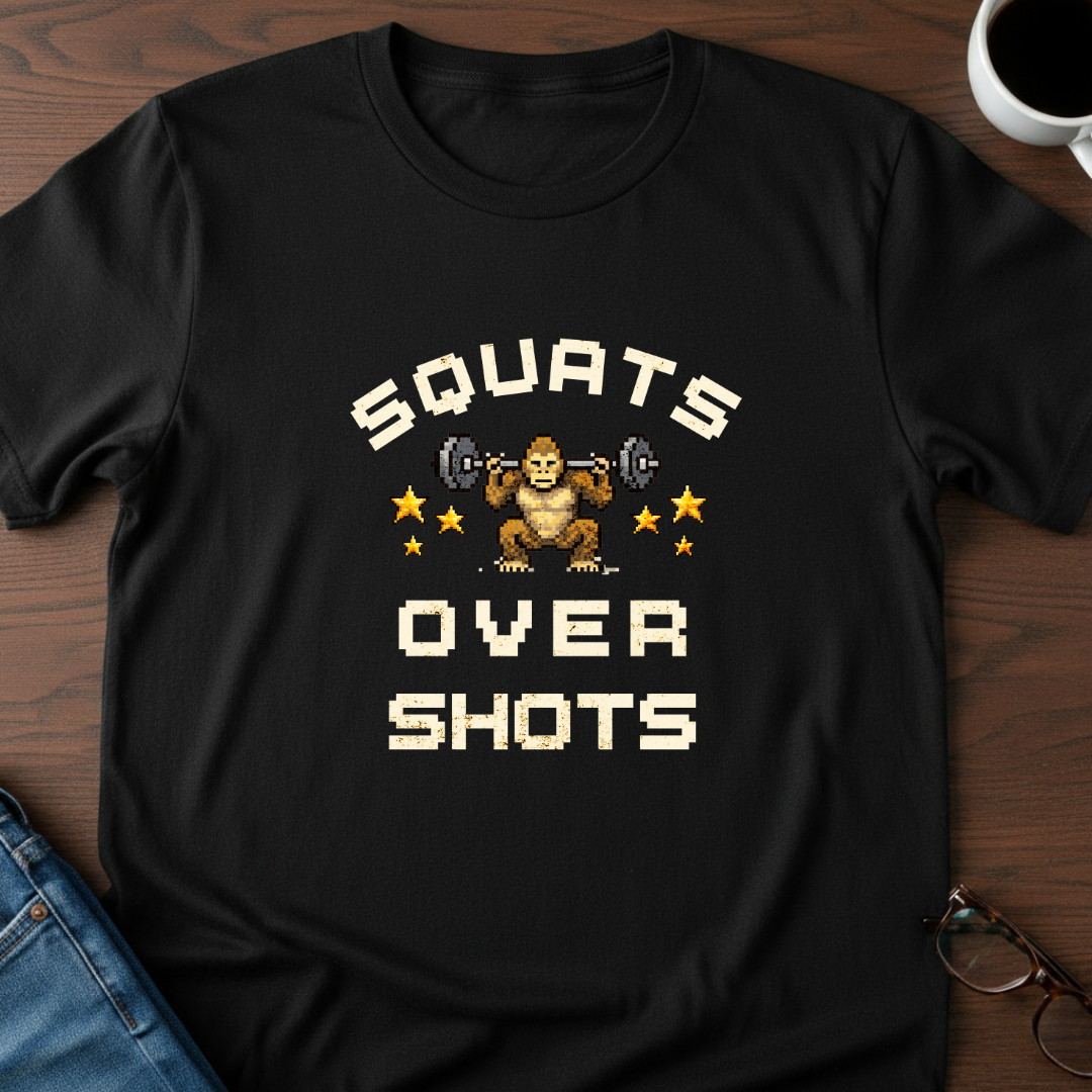 Squats Over Shots T-Shirt