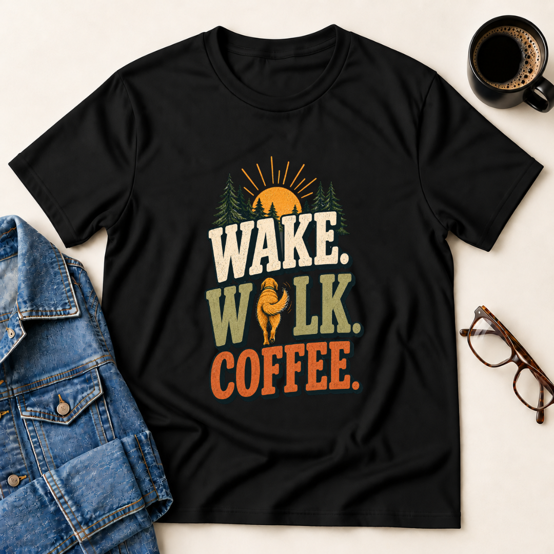 Wake Walk Coffee  T-Shirt