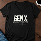 Gen X - My Parent Still Don't Know Where I Am V-Neck Tee