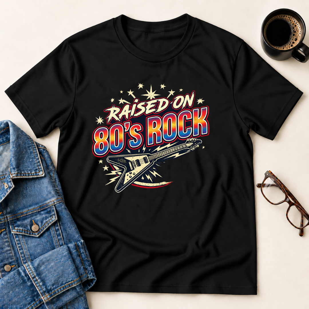Raised On 80's Rock T-Shirt