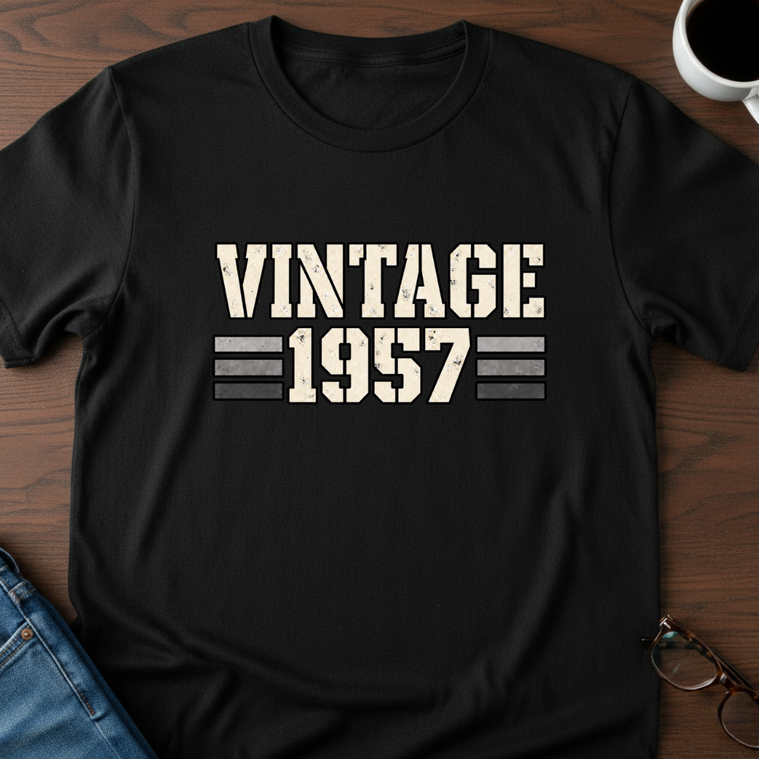 Vintage 1957 - Birthday T-Shirt