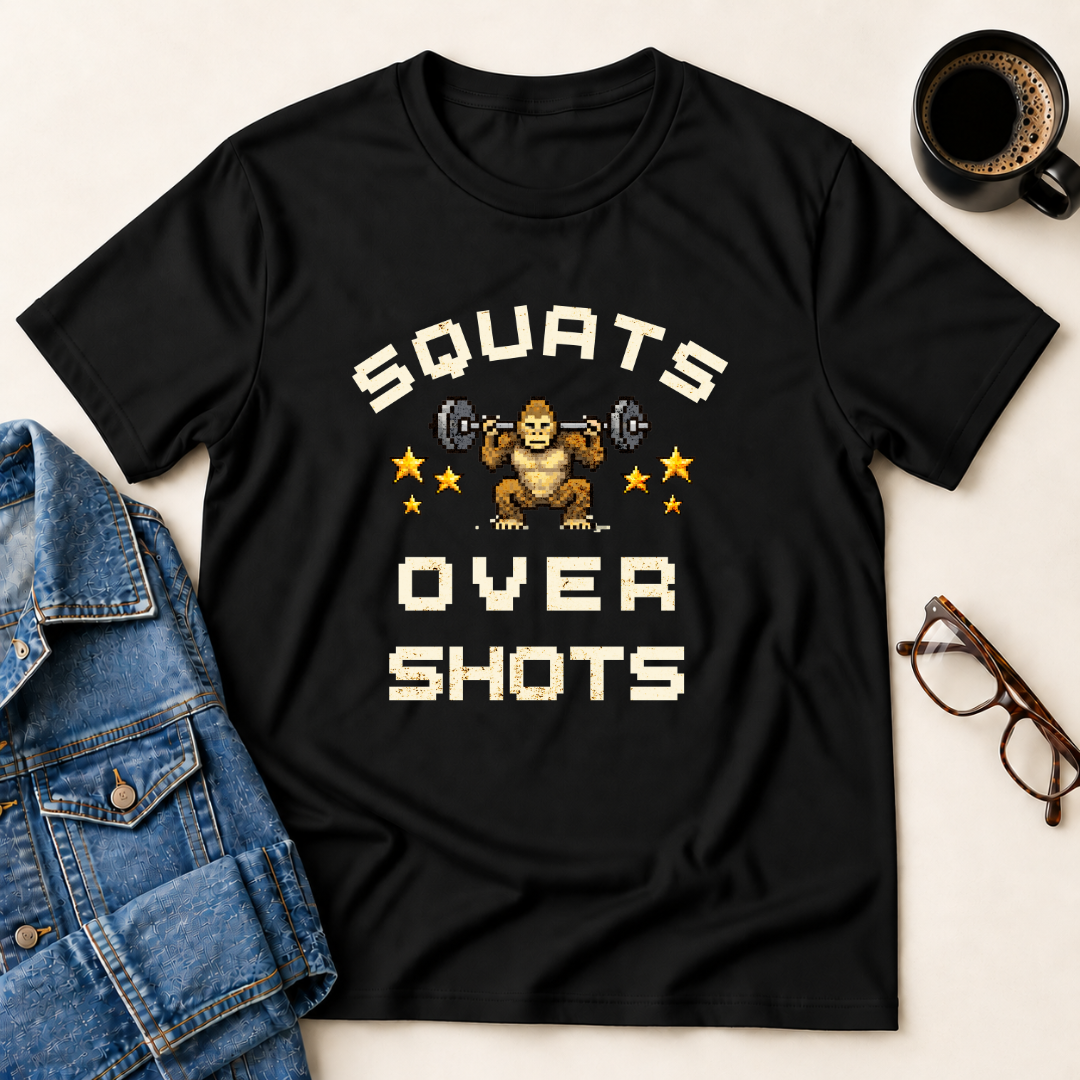 Squats Over Shots T-Shirt