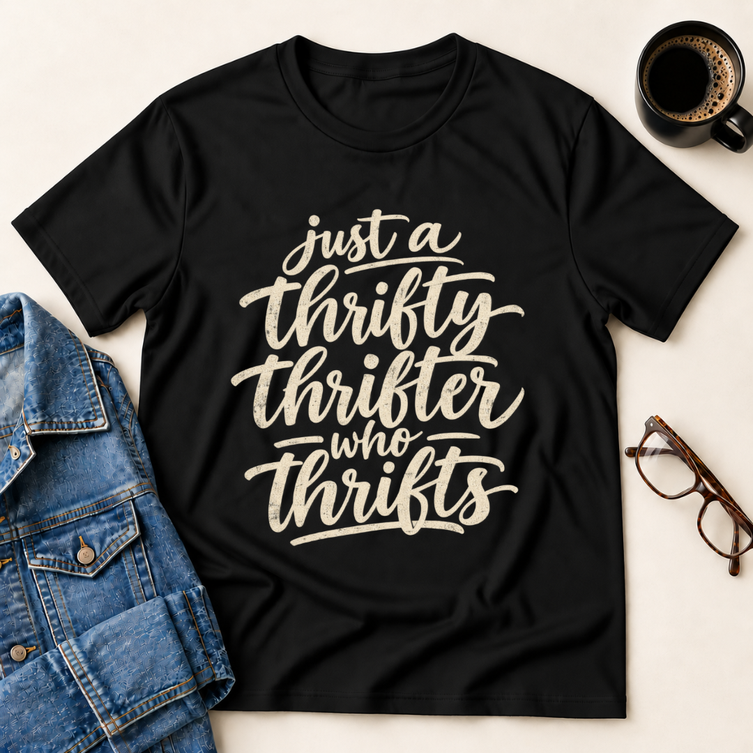 Just A Thrifty Thrifter Who Thrifts T-Shirt