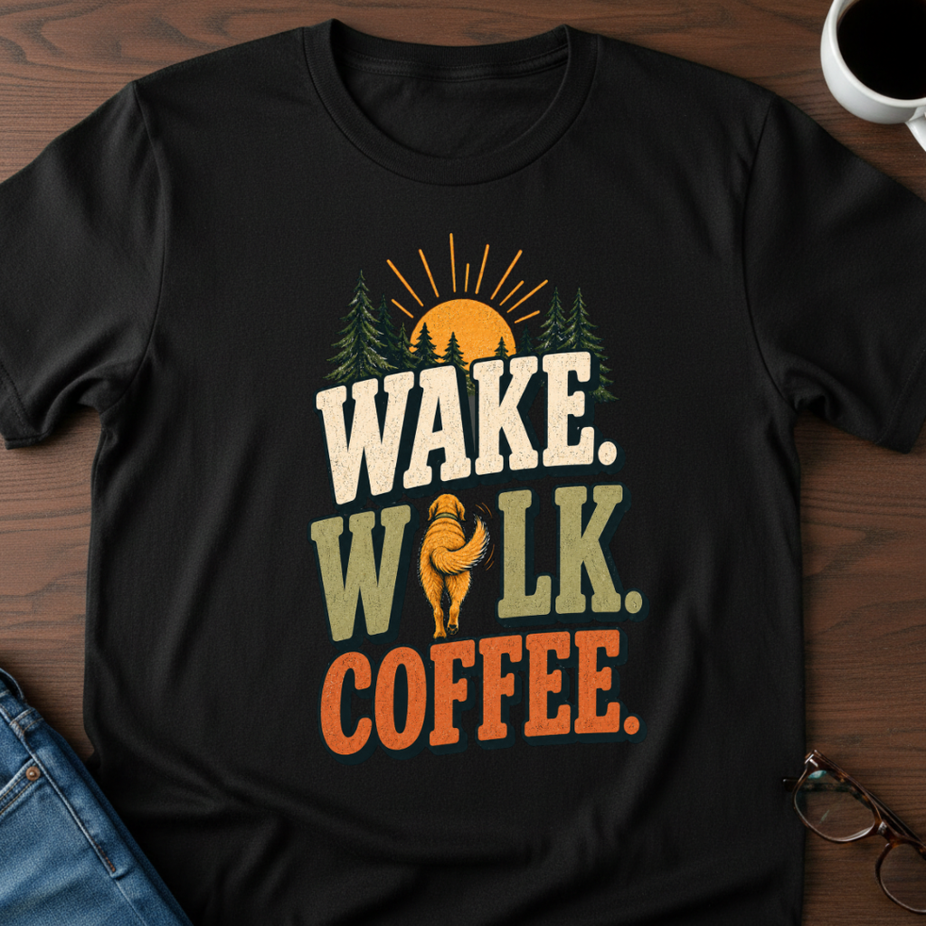 Wake Walk Coffee  T-Shirt