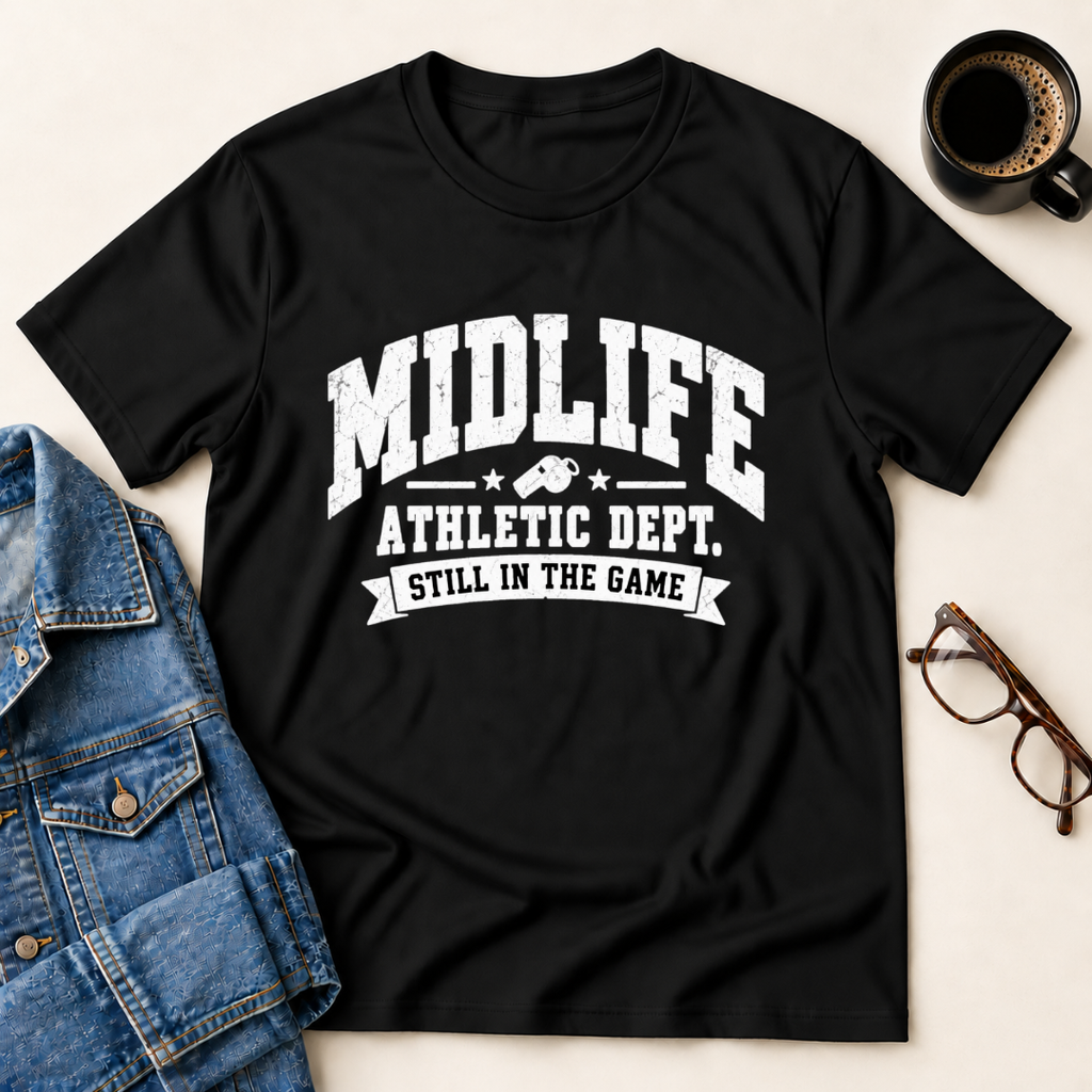 Midlife Athletic Dept. - Still In The Game T-Shirt