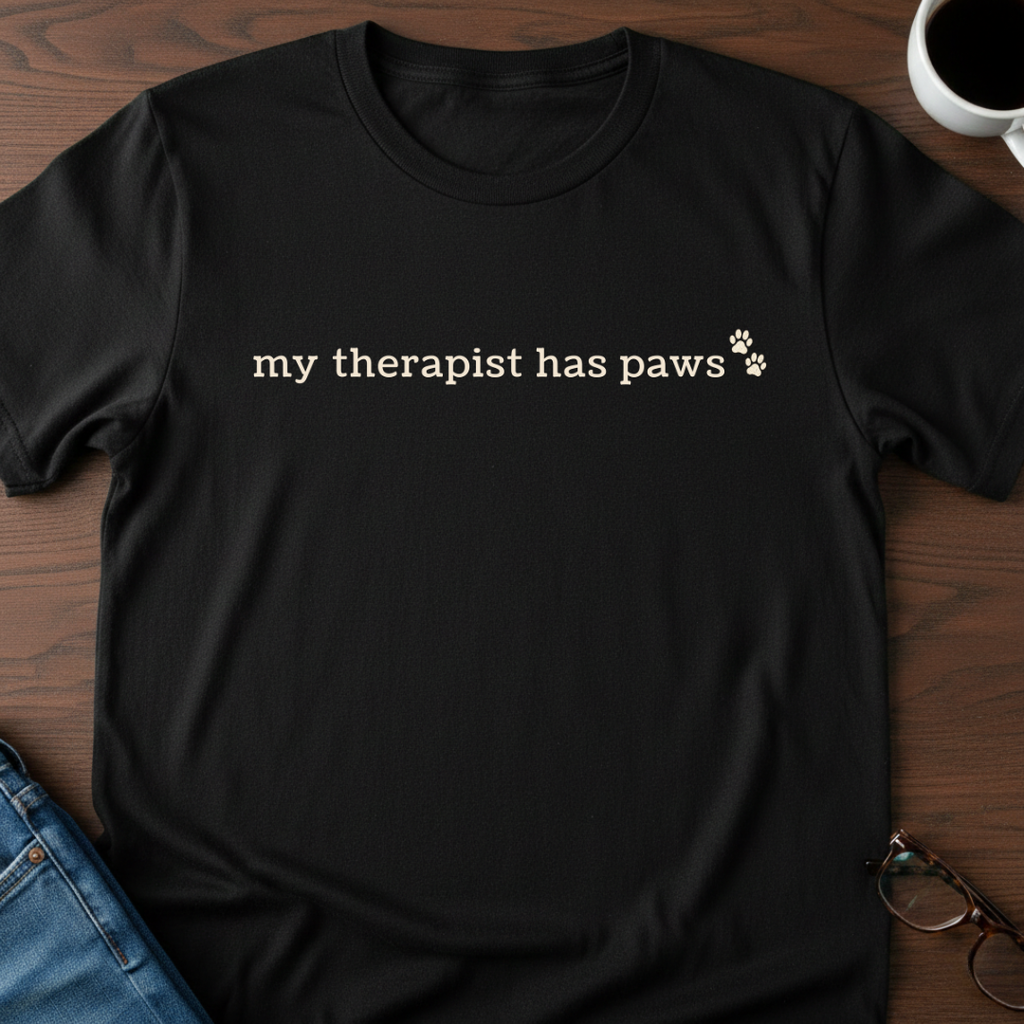 My Therapist Has Paws T-Shirt