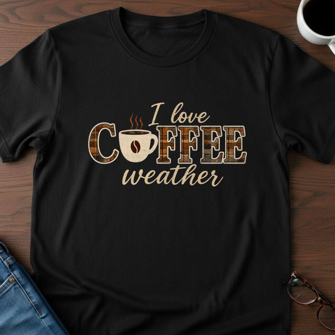 I Love Coffee Weather - T-Shirt