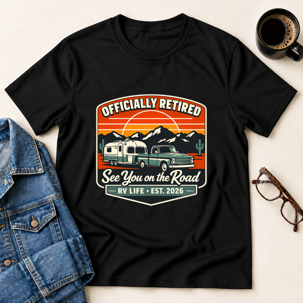 Officially Retired 2026-T-Shirt