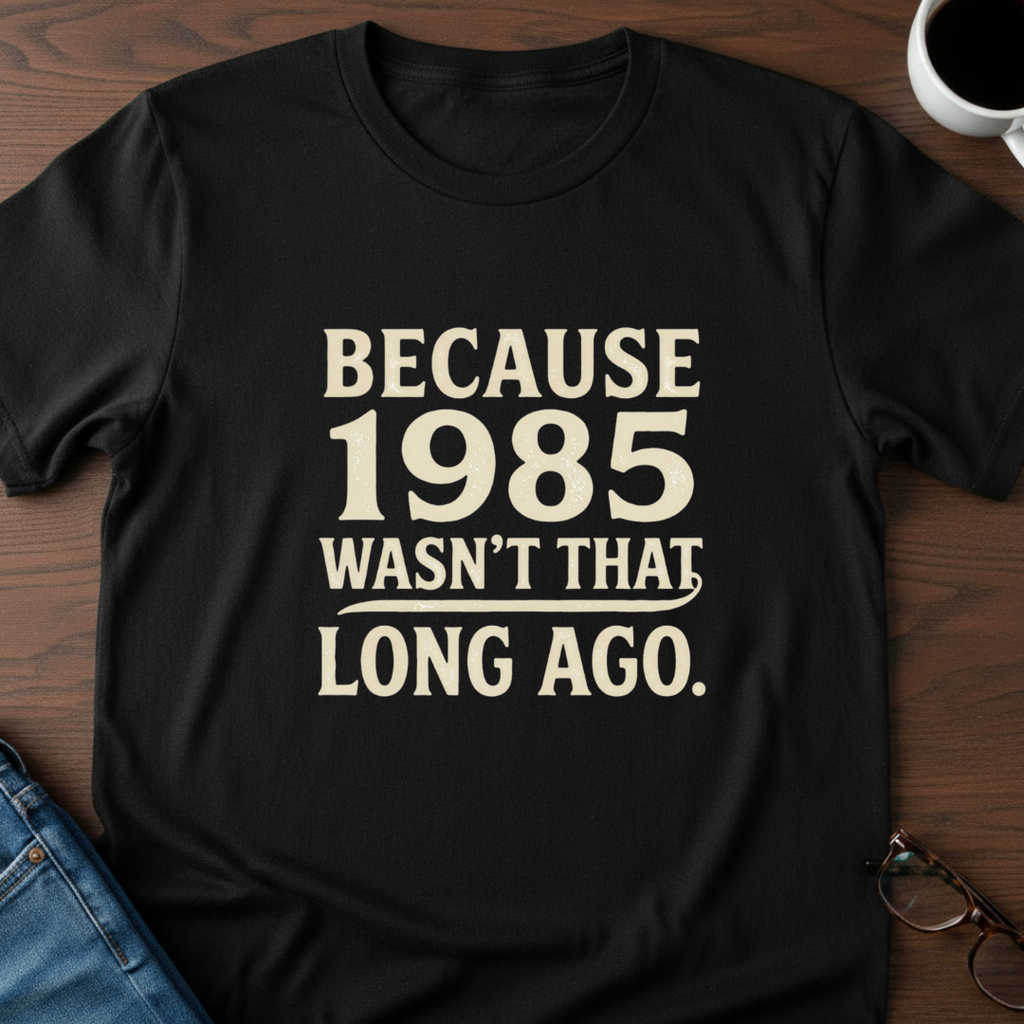 Because 1985 Wasn't That Long Ago T-Shirt