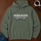 Strength Never Retires Hoodie