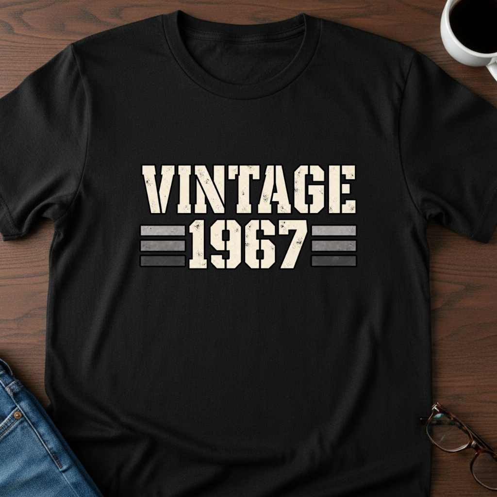 Vintage 1967 - Birthday T-Shirt