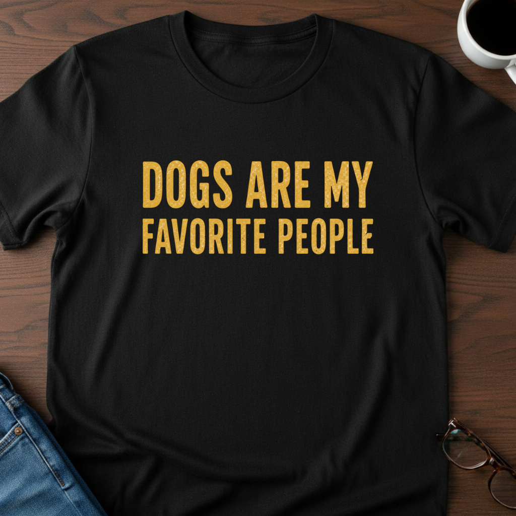 Dogs Are My Favorite People T-Shirt