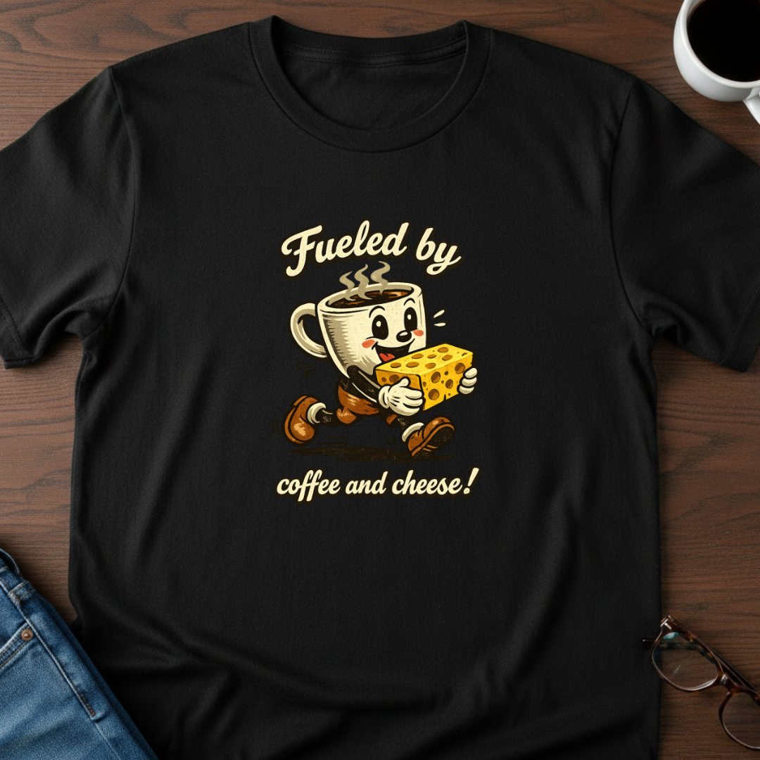 Fueled by Coffee & Cheese T-Shirt