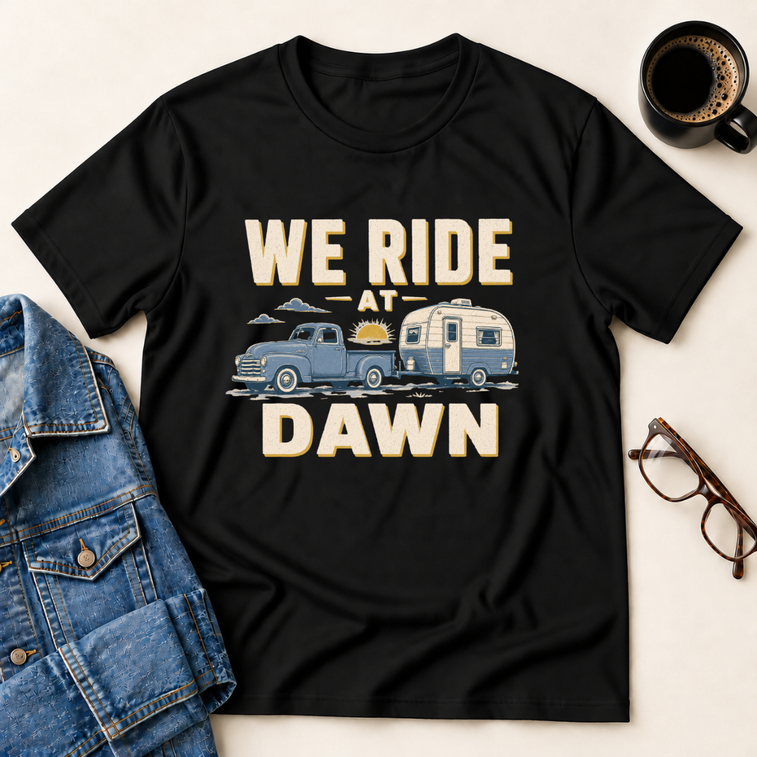 We Ride At Dawn - Retirement Edition T-Shirt