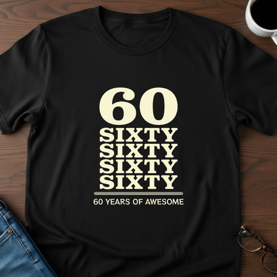 60 Years of Awesome T-Shirt