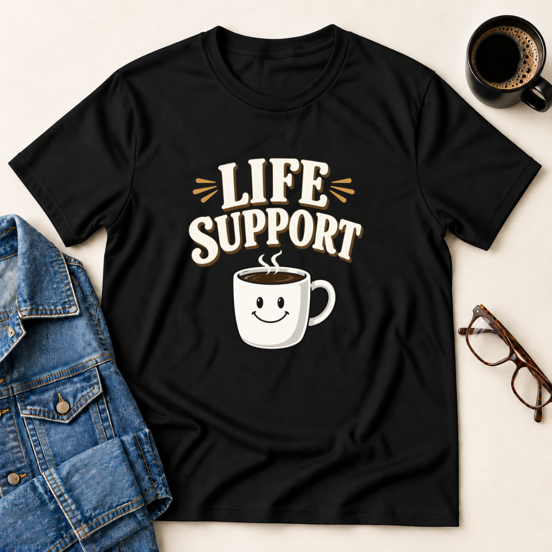 Coffee - Life Support  T-Shirt