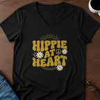 Hippie At Heart V-Neck Tee