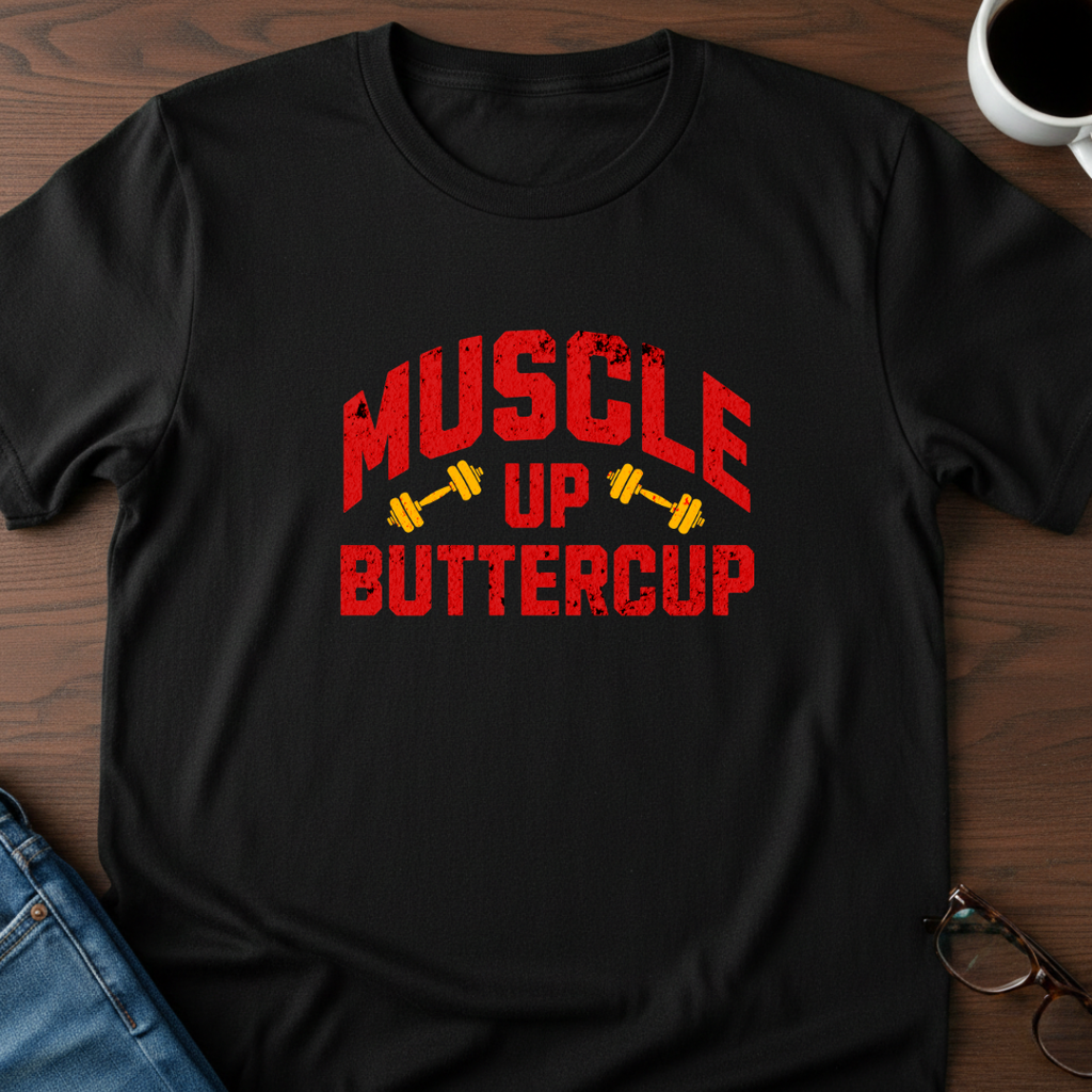 Muscle Up Buttercup T-Shirt
