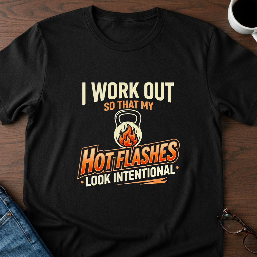 I Work Out So My Hot Flashes Look Intentional T-Shirt