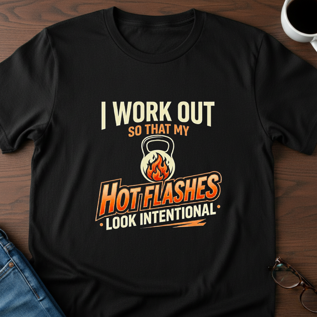I Work Out So My Hot Flashes Look Intentional T-Shirt
