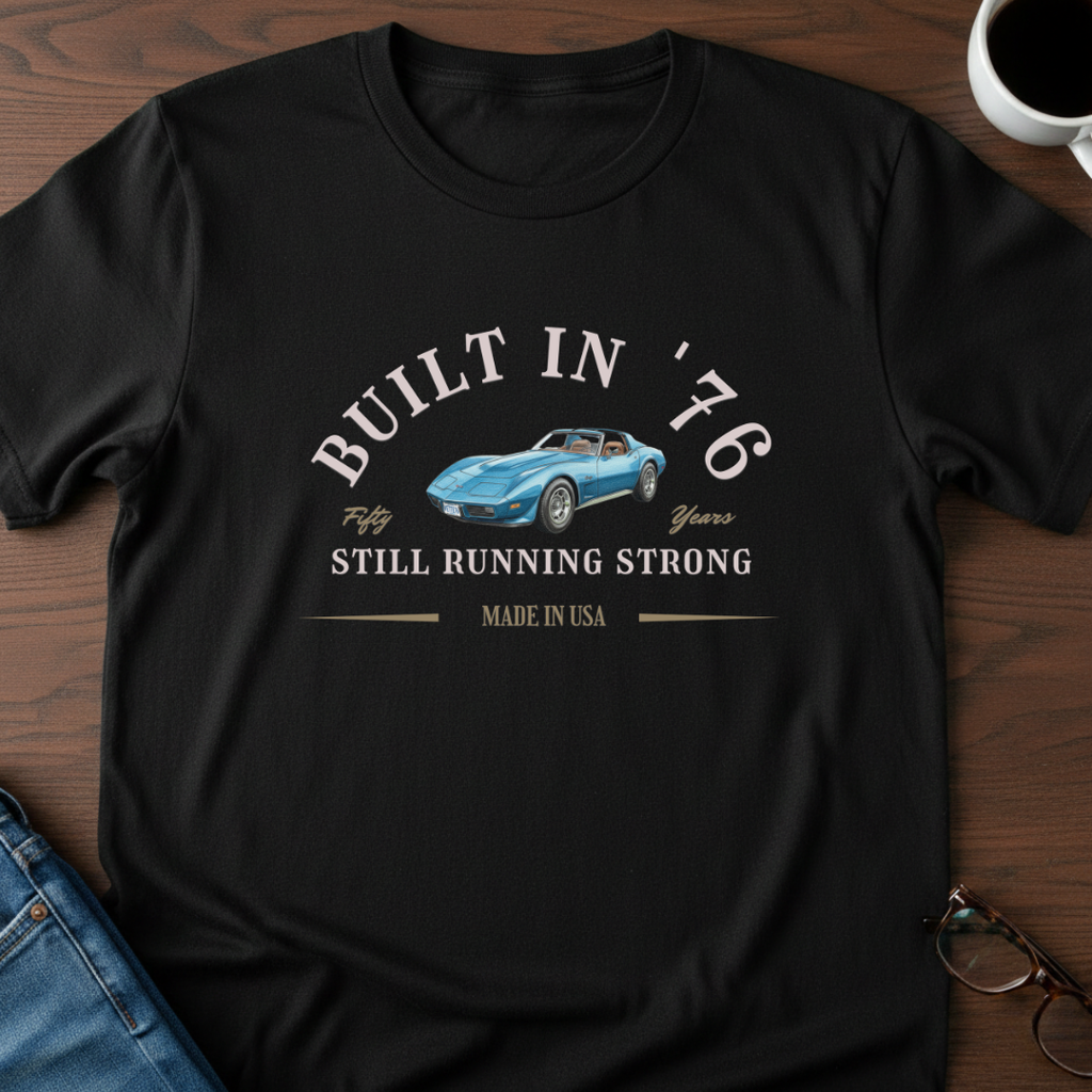 Built in '76 - 50th Birthday -T-Shirt