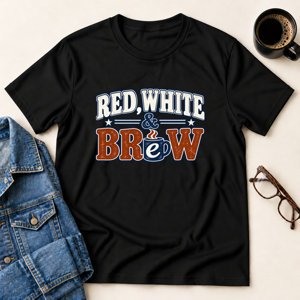 Red, White & Brew T-Shirt