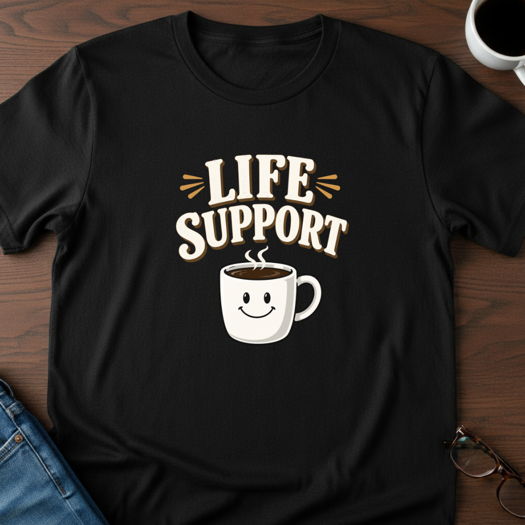 Coffee - Life Support  T-Shirt