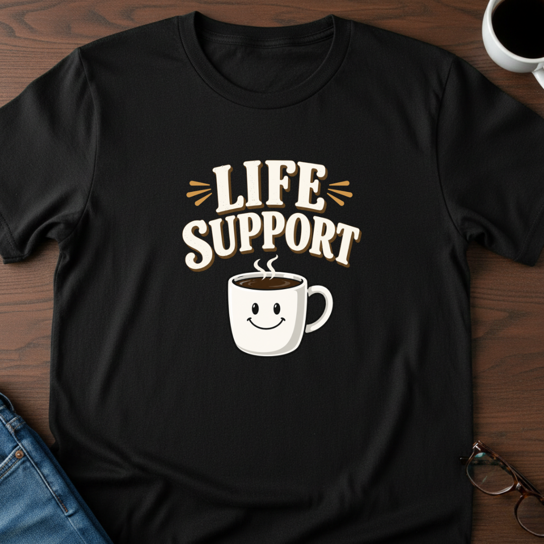 Coffee - Life Support  T-Shirt