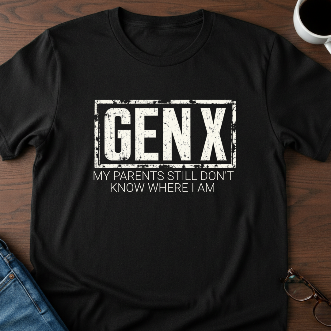 GenX - My Parents Still Don't Know Where I Am T-Shirt