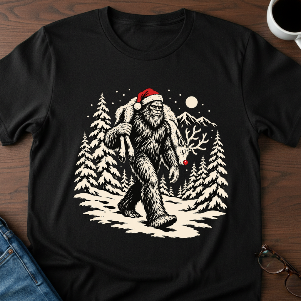 Squatch & Reindeer T-Shirt