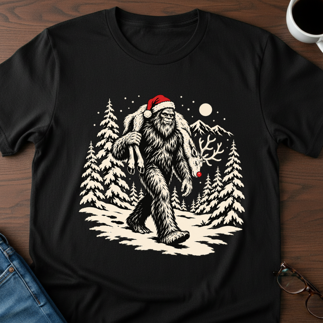 Squatch & Reindeer T-Shirt