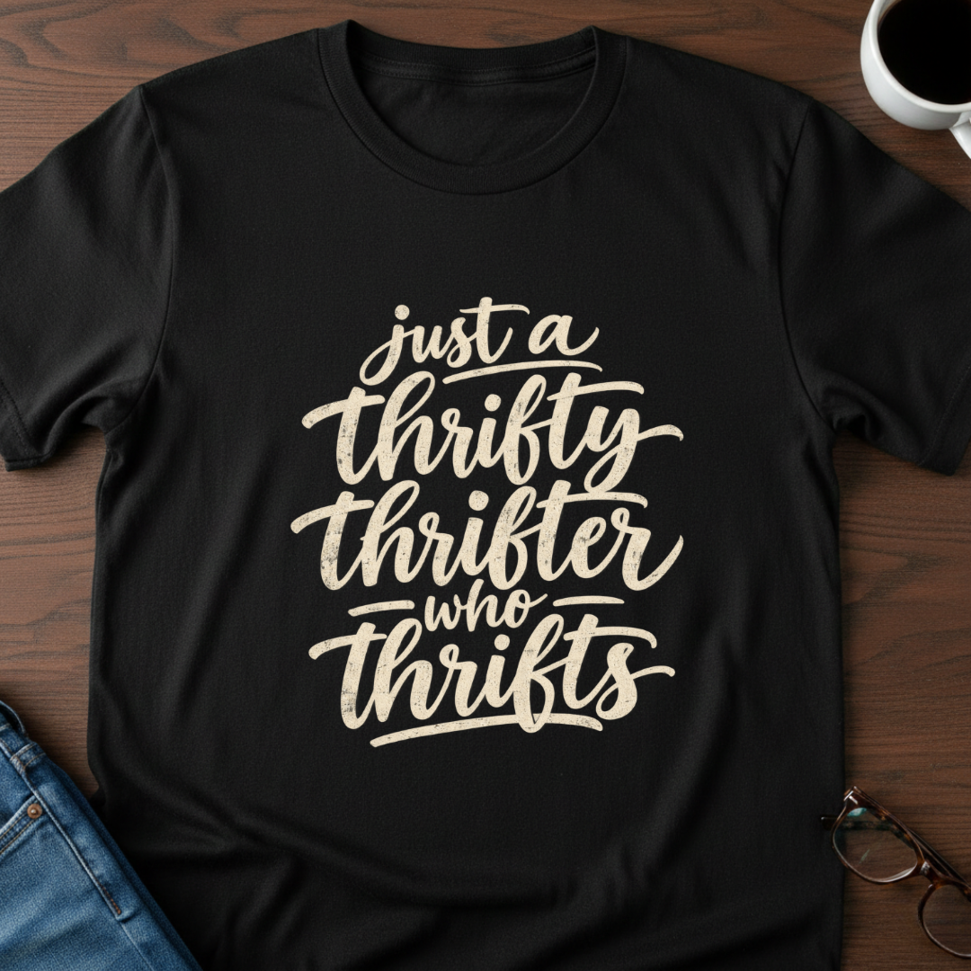 Just A Thrifty Thrifter Who Thrifts T-Shirt