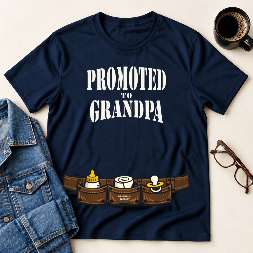 Promoted To Grandpa T-Shirt